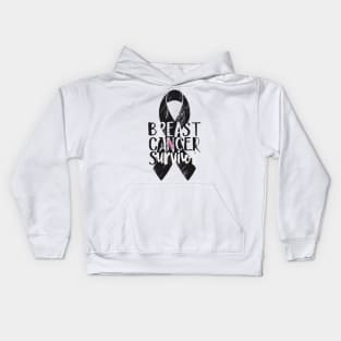 breast cancer survivor Kids Hoodie